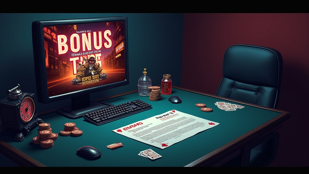 Tabella di condizioni bonus con limiti e scadenza in un casinò notturno